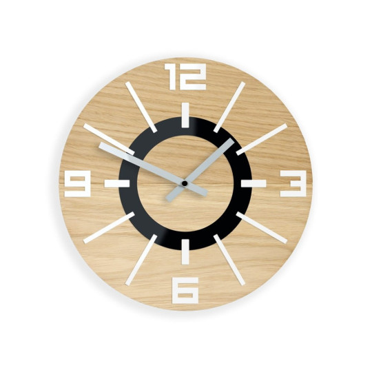 Ceasuri albe Aladdin Wood 33 cm