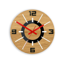 Ceasuri din lemn negru Aladdin 33 cm