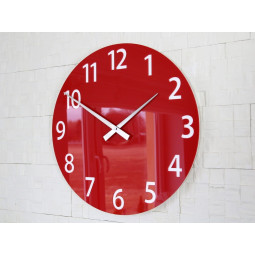 Ceasuri de perete mari Amadeus roșii 50 cm