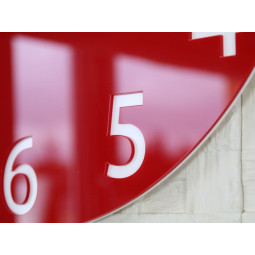 Ceasuri de perete mari Amadeus roșii 50 cm