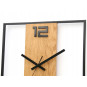 Ceas de perete metalic din lemn 33 cm design retro