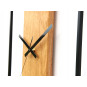 Ceas de perete metalic din lemn 33 cm design retro