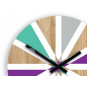 Ceasuri de perete din lemn VENTO - culori interesante 33 CM
