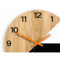 Ceas de perete din lemn Texas portocaliu 33 cm Silent