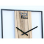 Ceas de perete din lemn atemporal nuc 33 cm