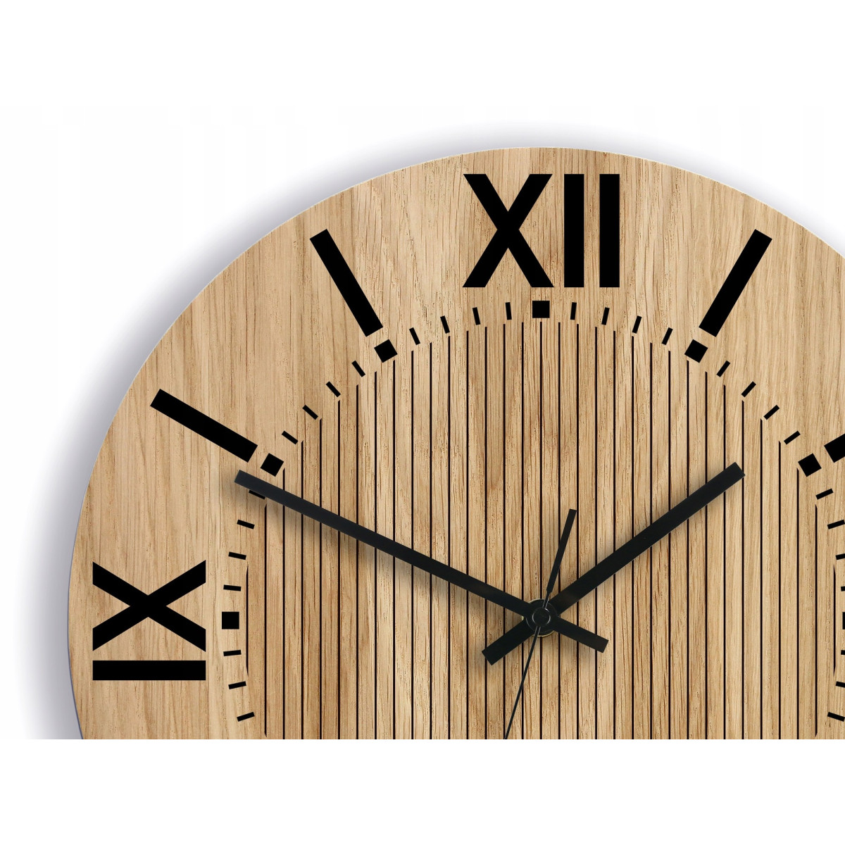 Ceasuri de perete din lemn SANTIAGO 33 cm