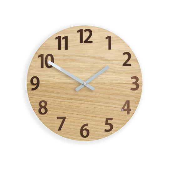 Ceasuri de perete din stejar de calitate - cu cupru 33 cm