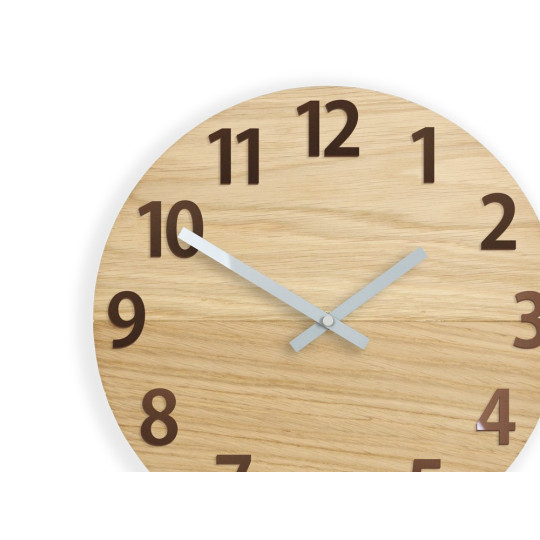 Ceasuri de perete din stejar de calitate - cu cupru 33 cm