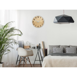 Ceasuri de perete din stejar de calitate - cu cupru 33 cm