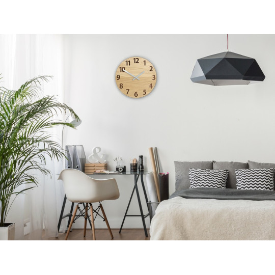 Ceasuri de perete din stejar de calitate - cu cupru 33 cm