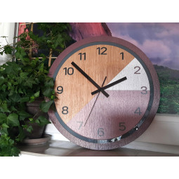 Ceas de perete din lemn Paris 33 cm