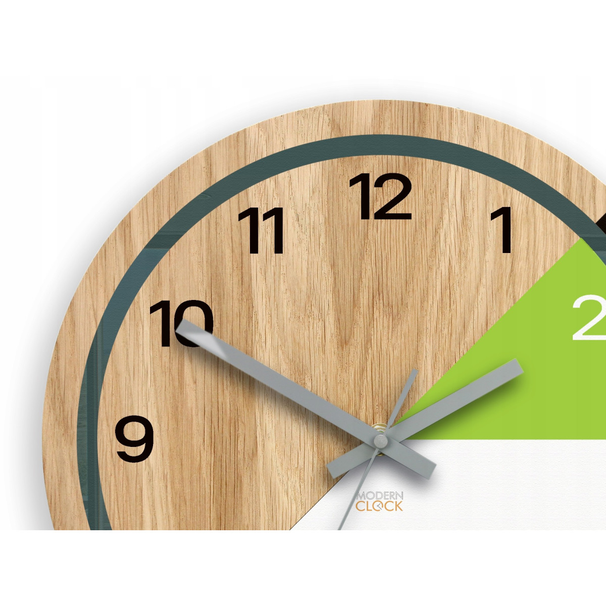 Ceasuri de perete silențioase Lagos verzi 33 cm