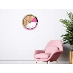 Ceasuri de perete tăcute Lagos roz 33 cm