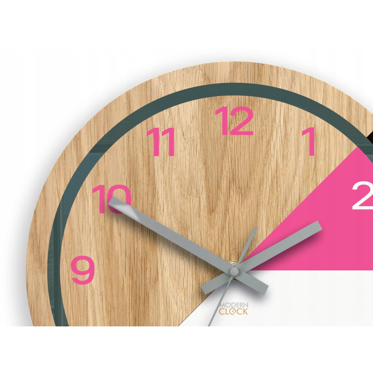 Ceasuri de perete tăcute Lagos roz 33 cm