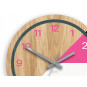 Ceasuri de perete tăcute Lagos roz 33 cm