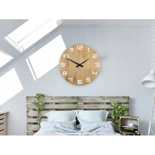 CEASURI rustice din lemn stejar DIGIT 49 cm