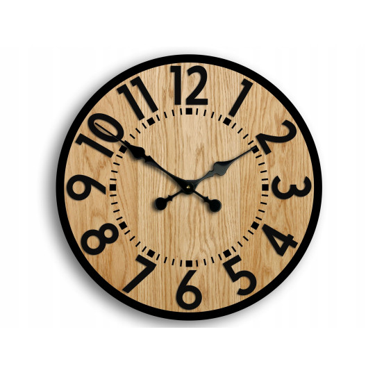 Ceasuri de perete masive Dub BERLIN 49 cm