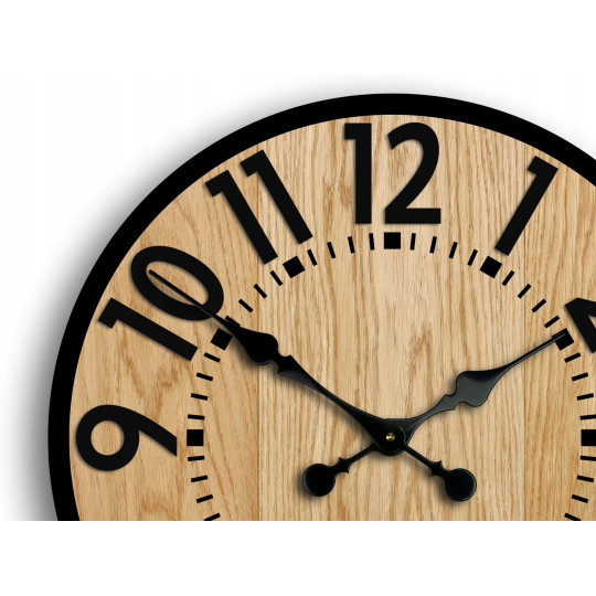 Ceasuri de perete masive Dub BERLIN 49 cm