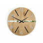 Ceas de perete rustic din stejar Aksel 59 cm