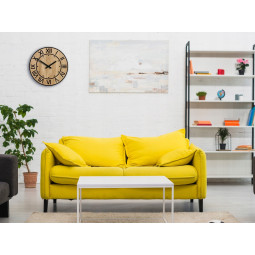 Ceas de perete din lemn tăcut ARTUR 33 cm