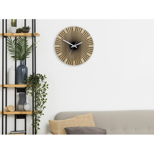 Ceasuri de perete din lemn interesante ARIAN 33 cm