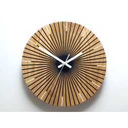 Ceasuri de perete din lemn interesante ARIAN 33 cm