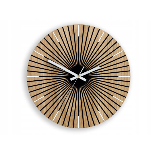 Ceasuri de perete din lemn interesante ARIAN 33 cm