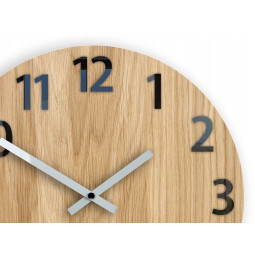 Ceas de perete din lemn AMADEUS negru 33 cm