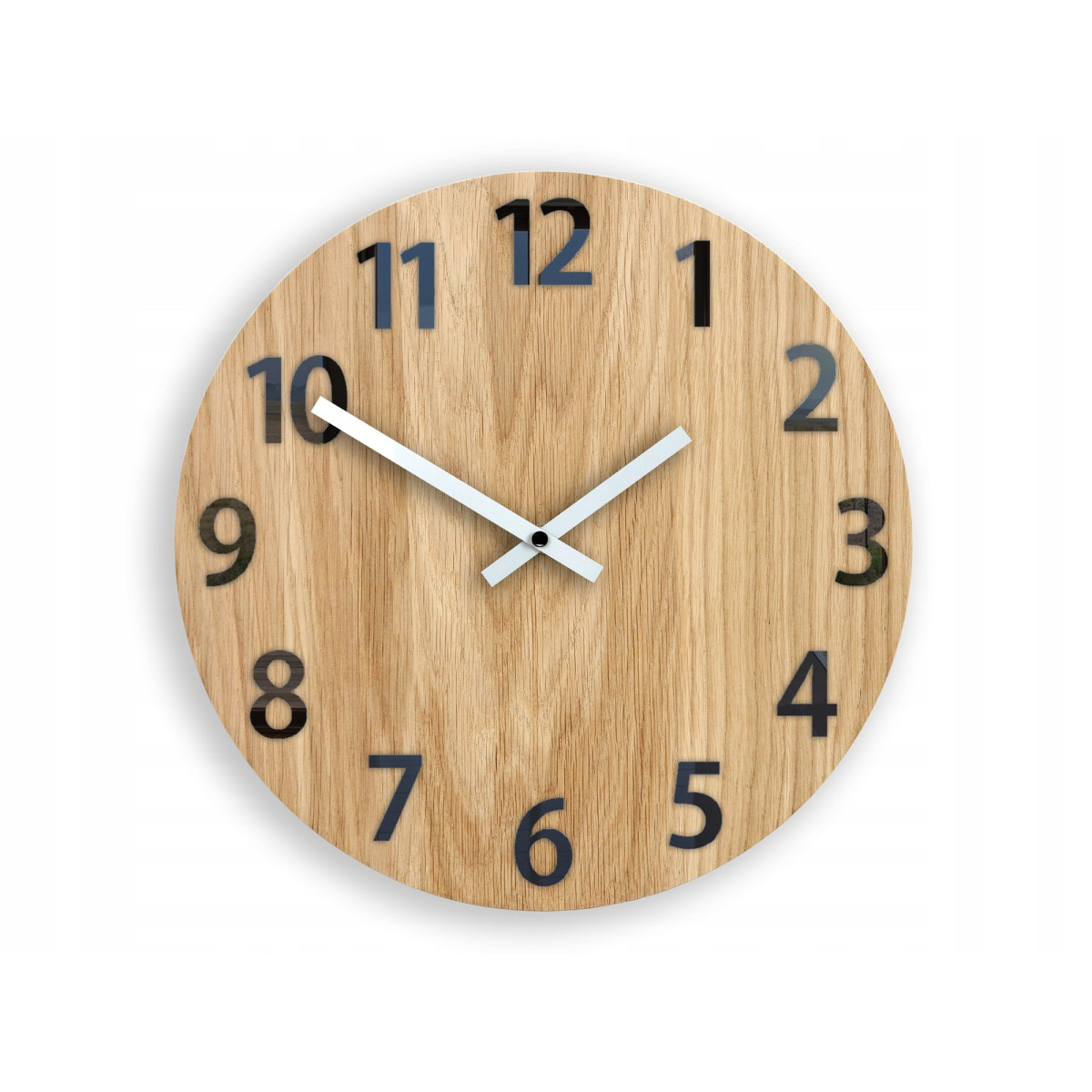 Ceas de perete din lemn AMADEUS negru 33 cm