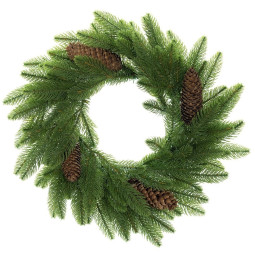 Coroane de Advent moderne pentru uși de culoare verde