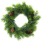 Coroana de advent de Crăciun în culoare verde