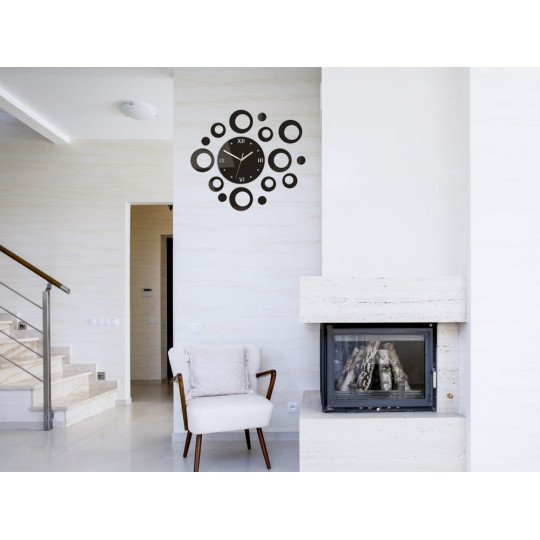 Ceasuri de perete de culoare neagră pentru perete