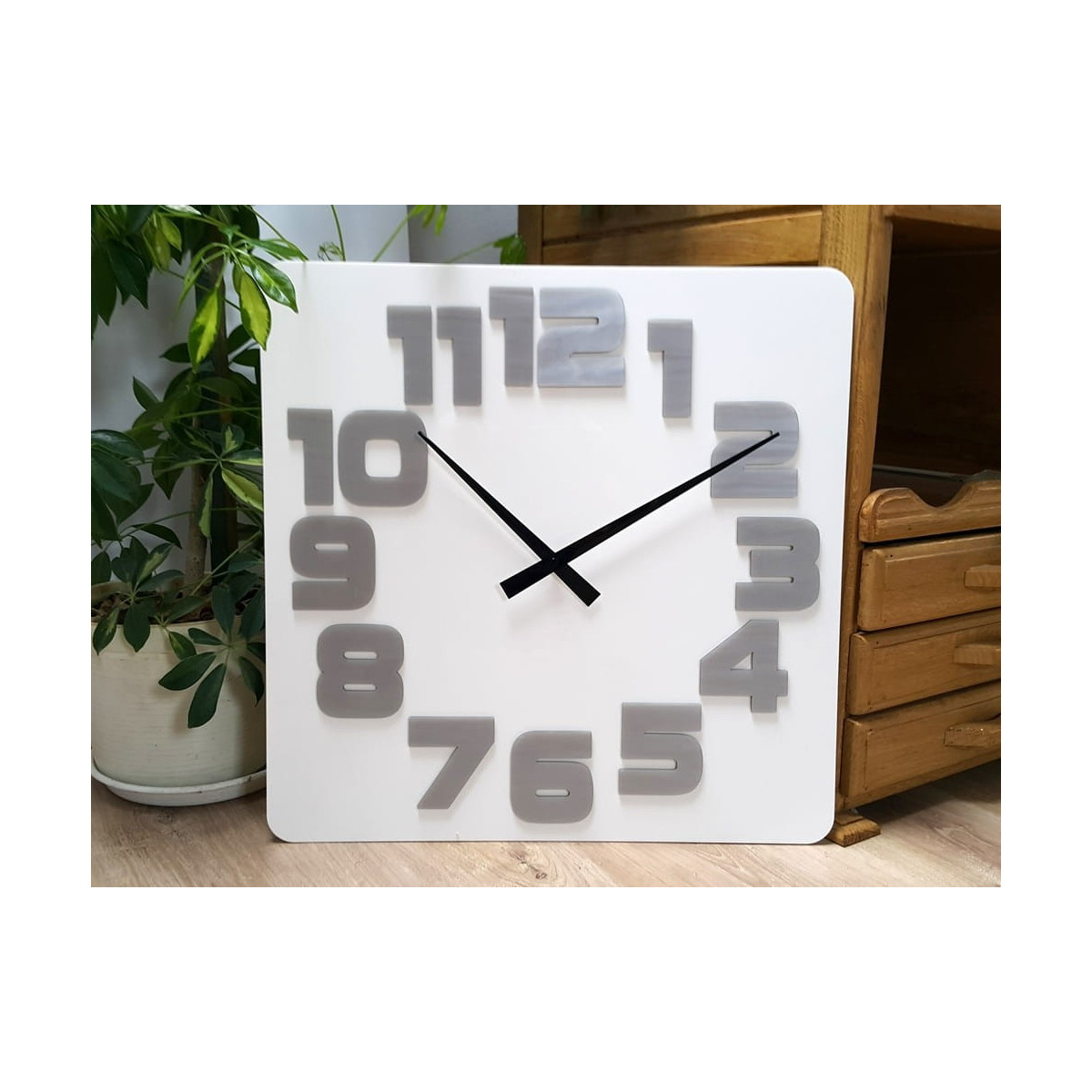 Ceasuri de perete moderne pentru living de 49 cm