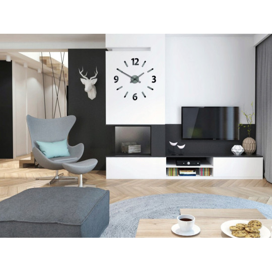 Ceasuri de perete decorative de culoare neagră