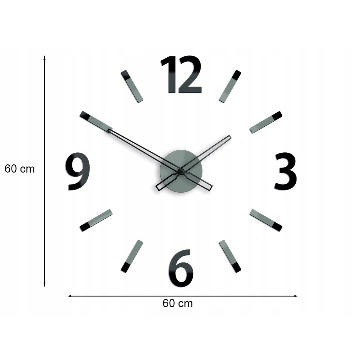 Ceasuri de perete decorative de culoare neagră