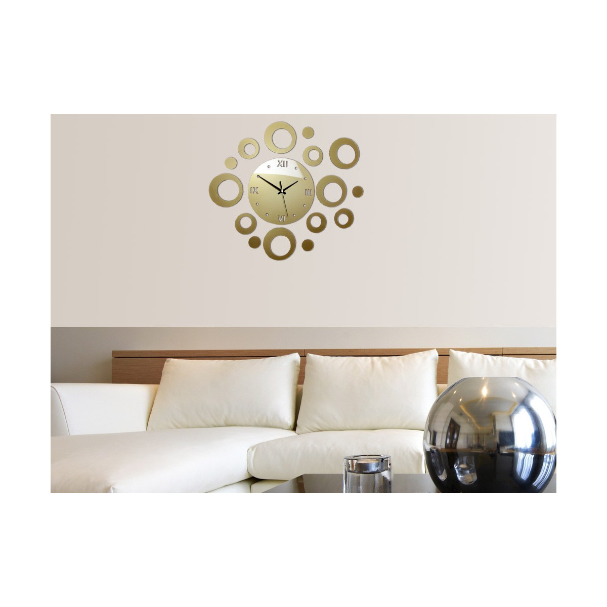 Ceasuri de perete moderne pentru living de 49 cm