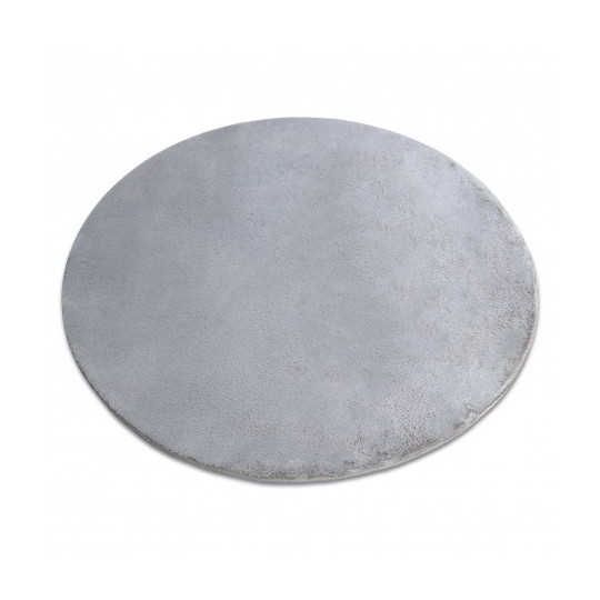 Covoare shaggy rotunde din pluş gri