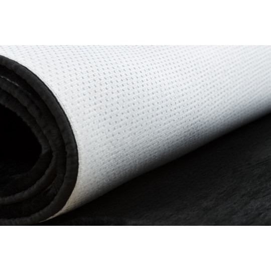 Covor shaggy negru în diferite dimensiuni