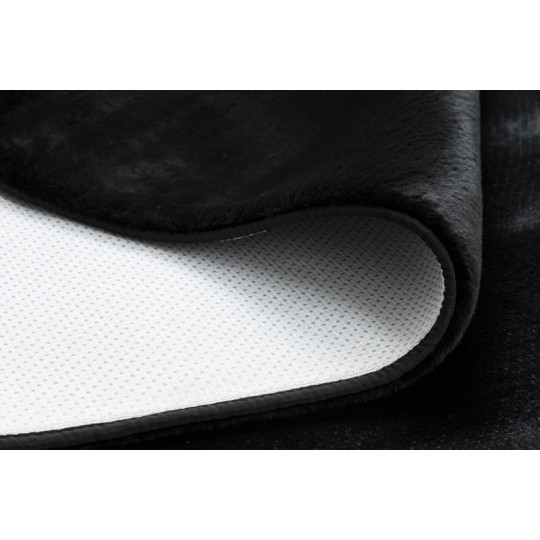 Covor shaggy negru în diferite dimensiuni