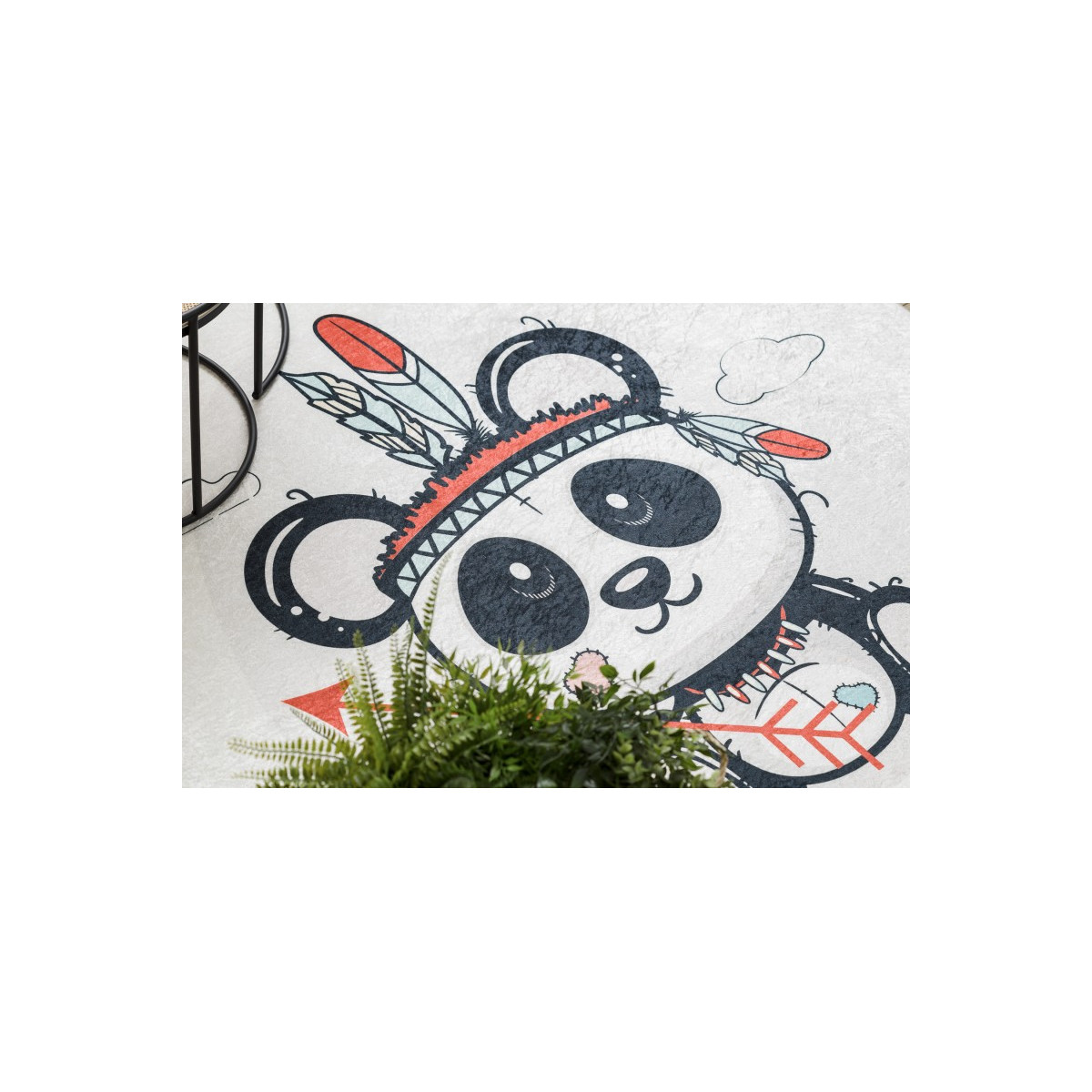 Covor de copii de calitate cu panda în diferite dimensiuni