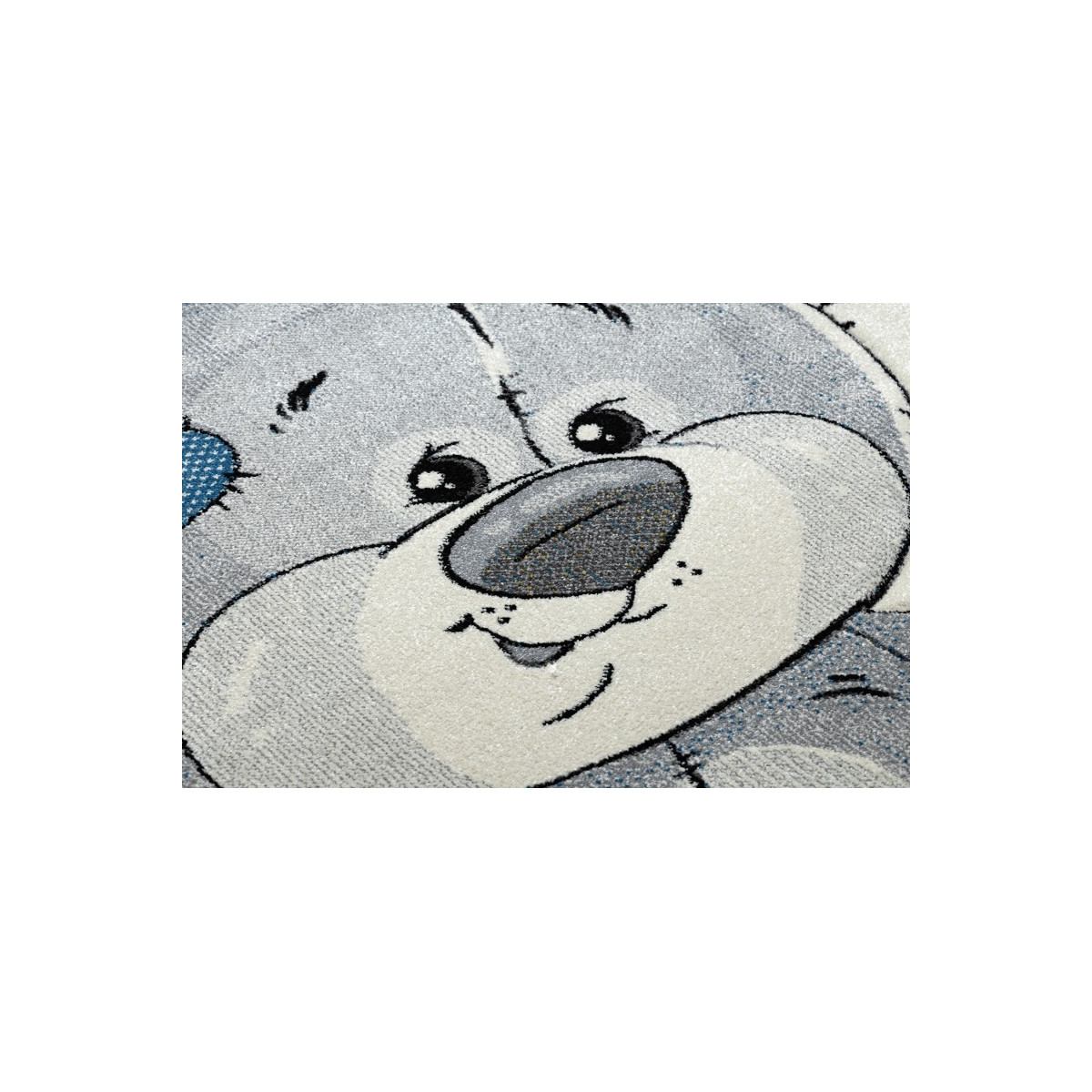 Un covor de calitate pentru copii de culoare bej cu un urs.