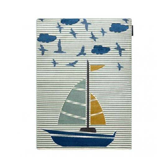 Covoare moale pentru copii cu bărci din colecția petin