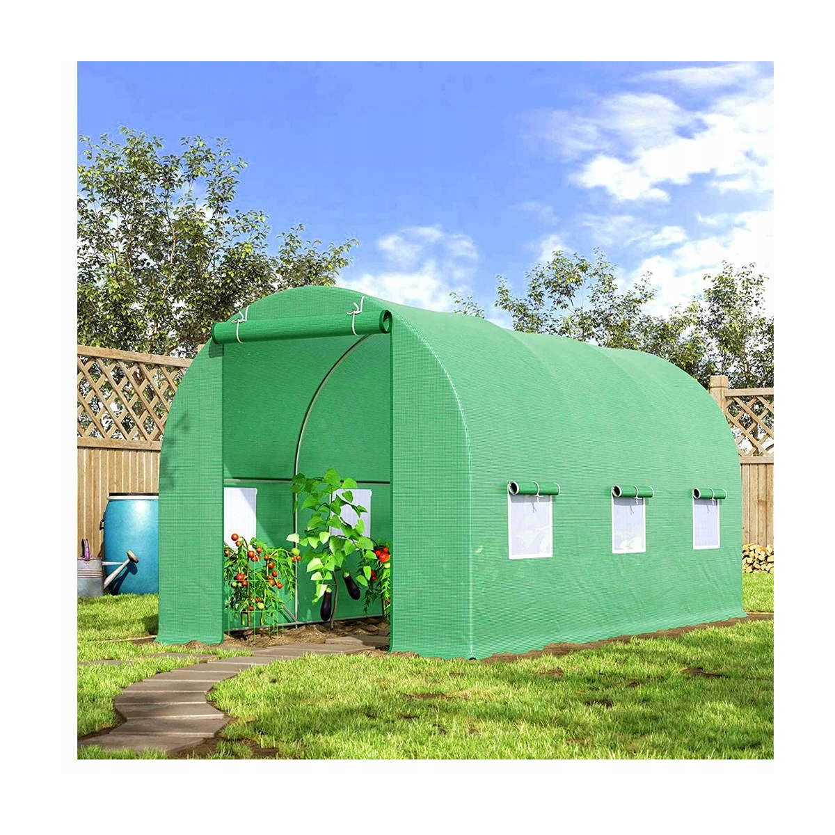 Seră de grădină cu dimensiunea de 2x3,5 m