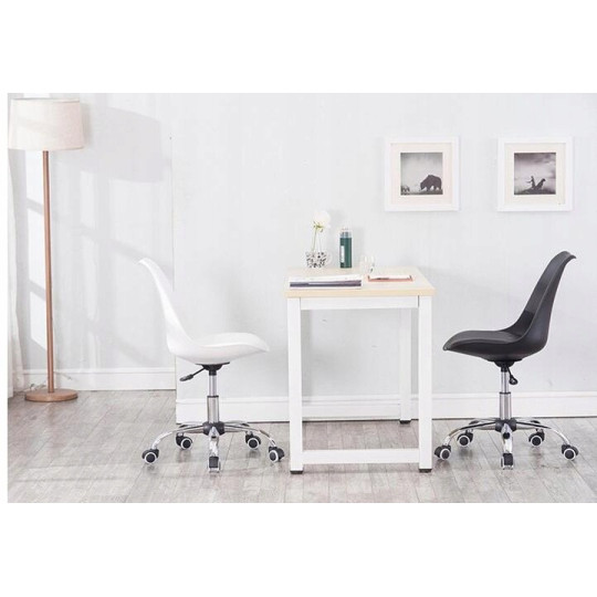 Scaun de birou de culoare gri cu perna de șezut