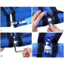 XXL Leagăn cuib de barză în culoarea albastră