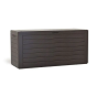 Cutie de depozitare pentru grădină, de culoare maro, 280L