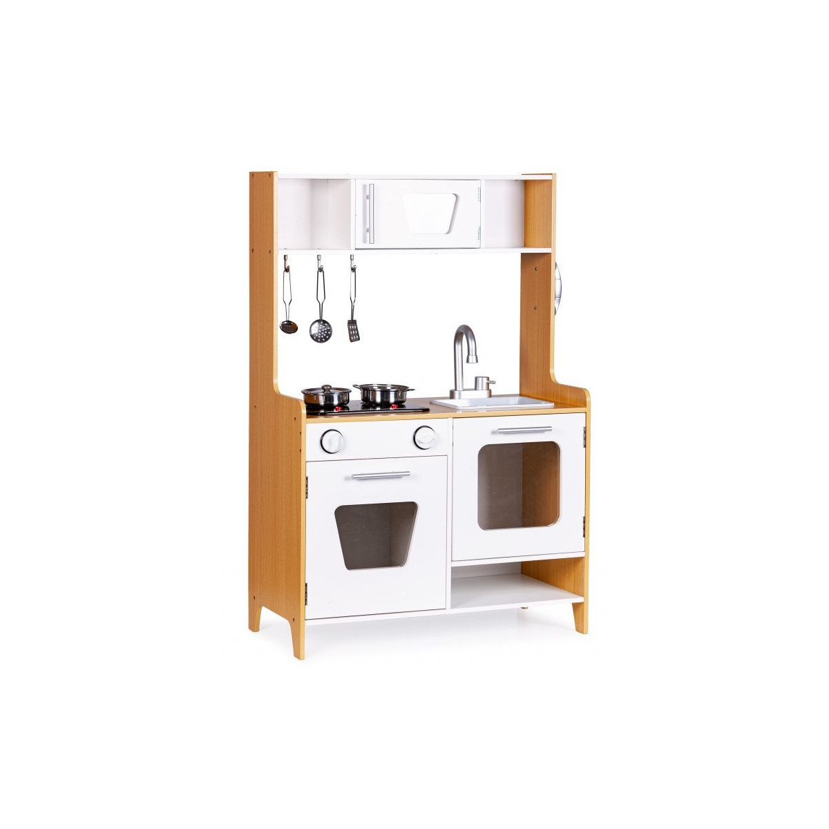 Cea mai bună bucătărie pentru copii din lemn cu plite multimedia