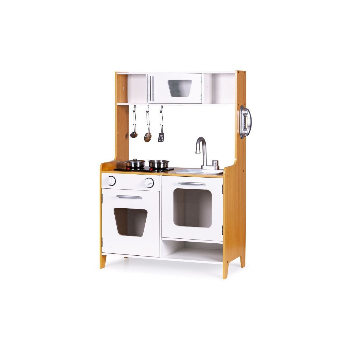 Cea mai bună bucătărie pentru copii din lemn cu plite multimedia