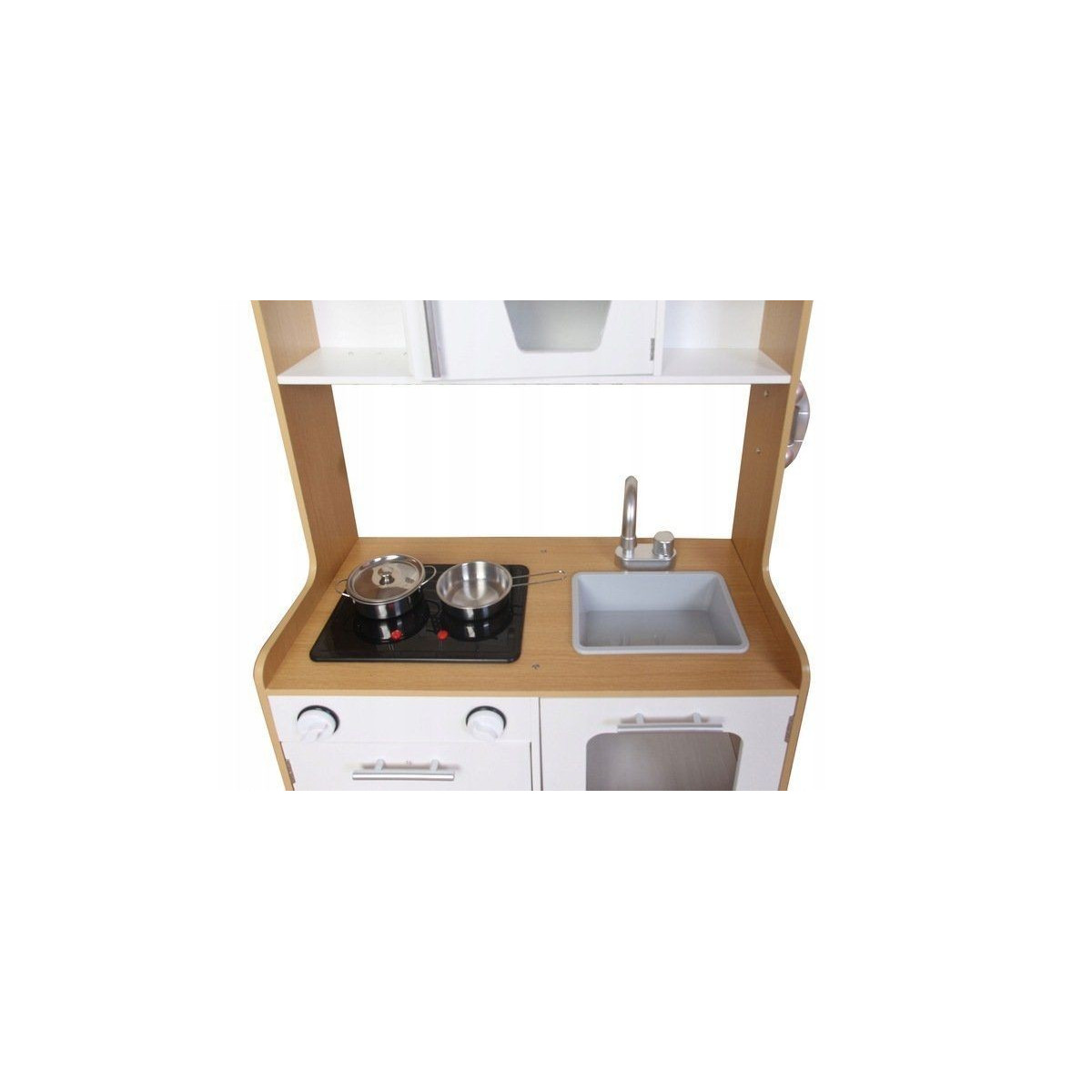 Cea mai bună bucătărie pentru copii din lemn cu plite multimedia