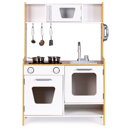 Cea mai bună bucătărie pentru copii din lemn cu plite multimedia